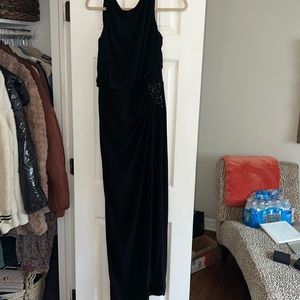 Long black dress